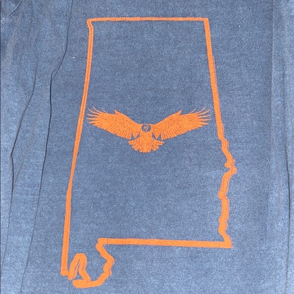 navy blue auburn long sleeve - Picture 2 of 4